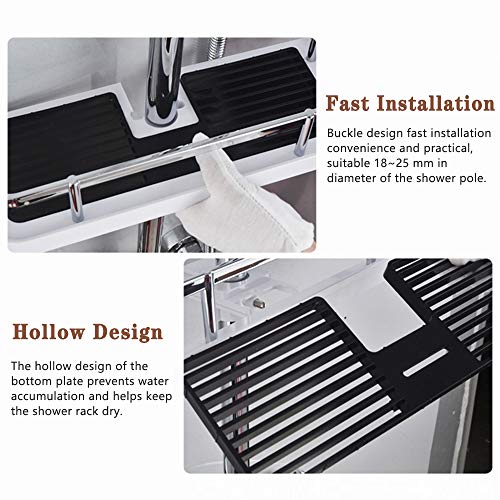 Mensola doccia per colonna/barra da doccia