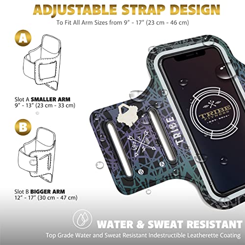 image for TRIBE Water Resistant Cell Phone Armband Case Running Holder for iPhon