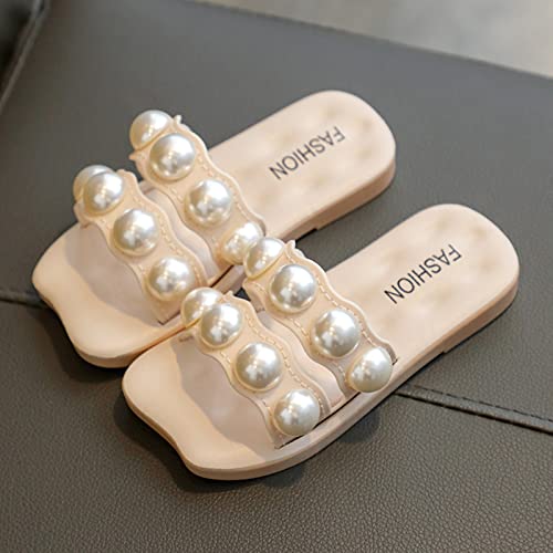 Children Slippers Fashion Summer Beach Sandals Fashion Fairy Big Pearl Slippers Big Kids Sandals3