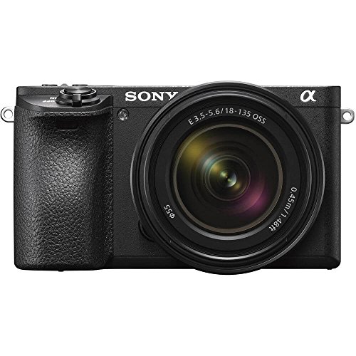 Sony a6500 Mirrorless Camera with 18-135mm Lens with LCD, 3', Black