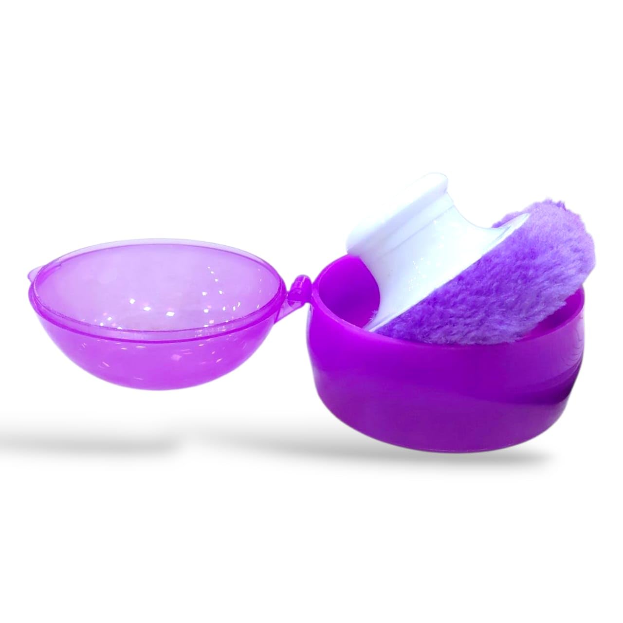 VIRTI MINI ME Powder Puff with Storage Case – Soft, Gentle & Hygienic Talcum Dispenser for Newborns & Toddlers – BPA-Free Plastic Container with Lid – Easy Grip & Travel Friendly (Purple)-image-30