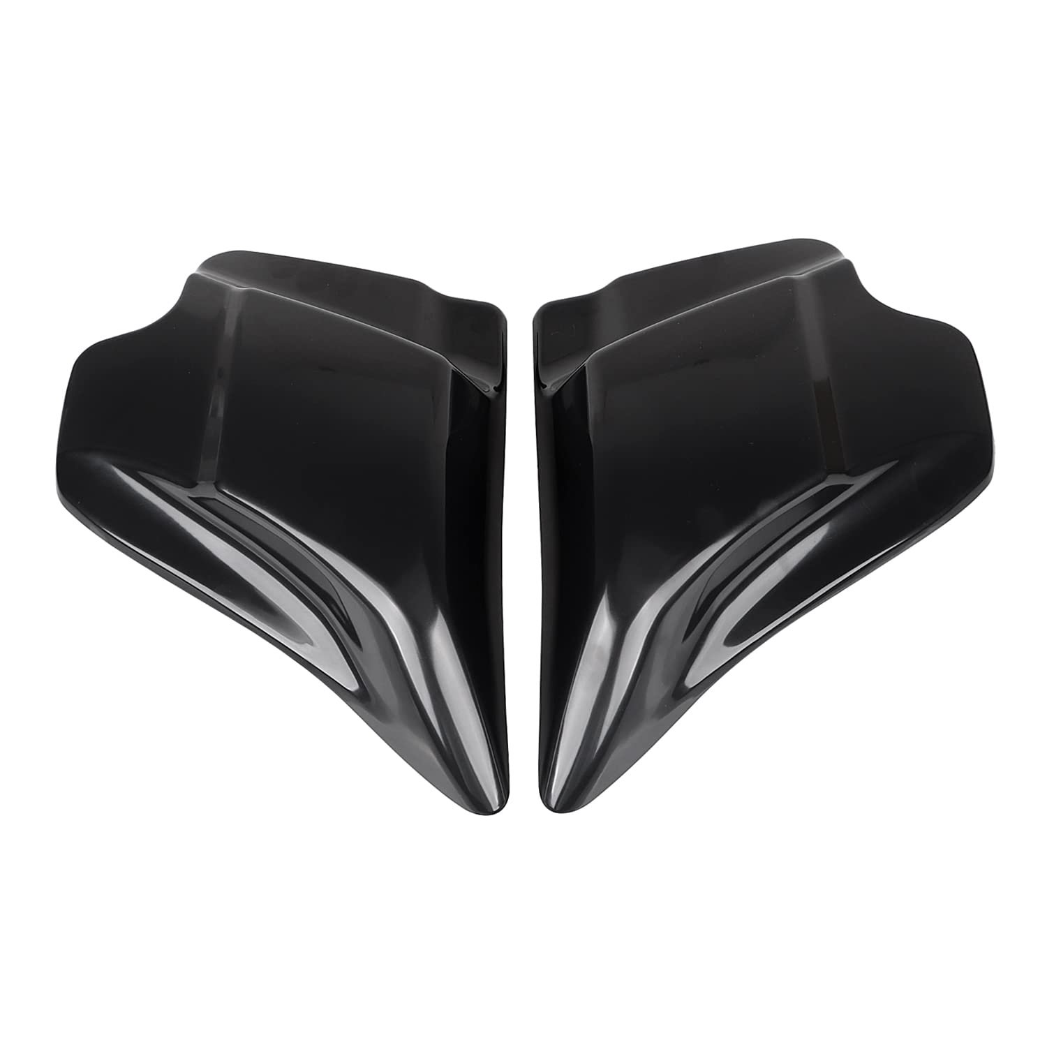 XMMT Unpainted Black Plastic Side Covers Panel Fit For Harley Touring Electra Road Glide Road King 1997-2007