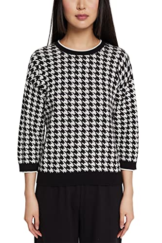 ESPRIT Collection Damen 992eo1i311 Pullover, Schwarz, M EU