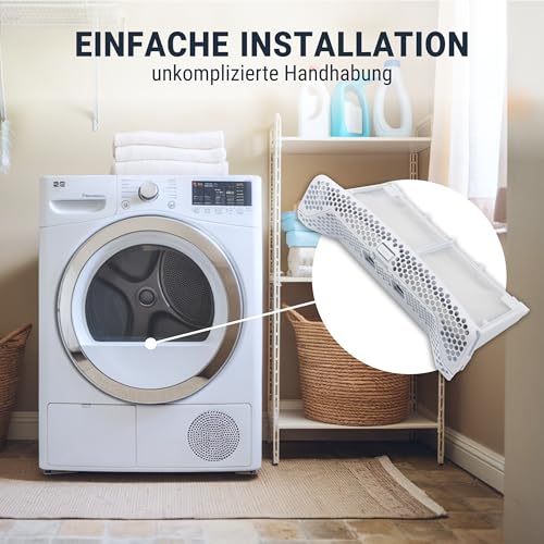 Flusensieb Filtertasche für Trockner Ersatz für AEG Electrolux 8588074539012/8074539019 Waschtrockner Wäschetrockner