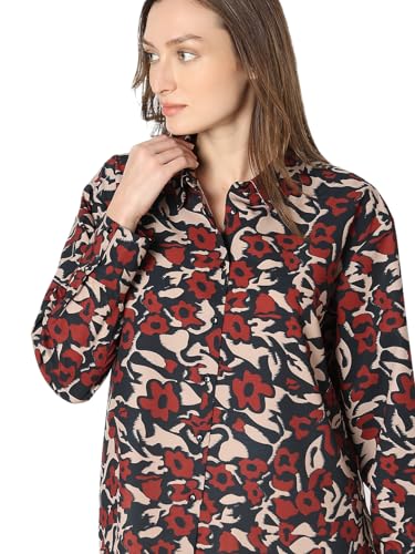 Image of VERO Moda Women Floral Print Shirt | Long Sleeve | Regular Fit