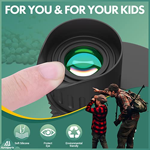 image for Aurosports 10x25 Binoculars for Adults and Kids, Large View Compact Bi
