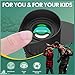 Aurosports 10x25 Binoculars for Adults and Kids, Large View Compact Binoculars with Low Light Vision, Easy Focus Small Binocular for Bird Watching Outdoor Travel Sightseeing Concert Hunting Hiking