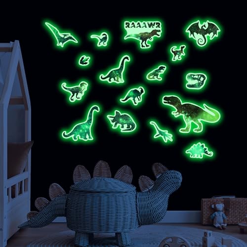 Vinilos Decorativos Dinosaurios Luminosos para Pared miniatura 1
