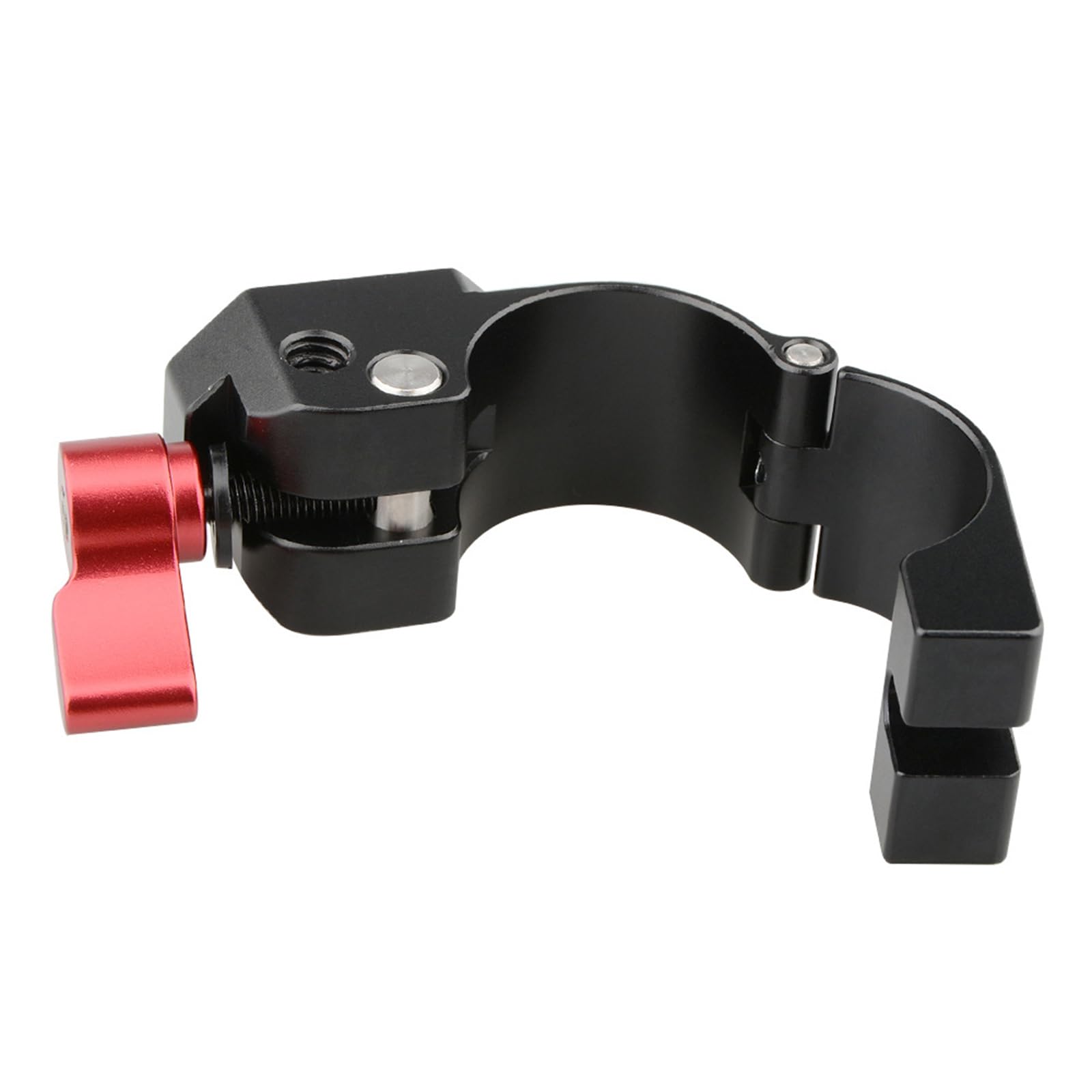 Morsetto per asta in metallo anti-vibrazione da 30 mm con doppia filettatura 1/4 e 3/8, rotazione regolabile per stabilizzatori, display, supporto per attrezzatura fotografica
