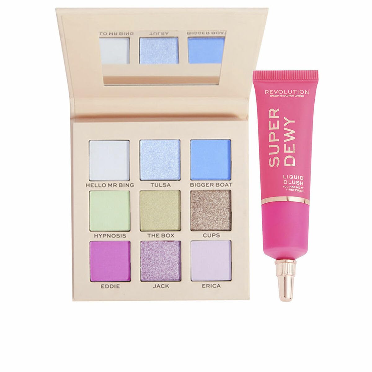 Makeup Revolution - FRIENDS X REVOLUTION CHANDLER Lidschatten Palette - mit neun Farbtönen