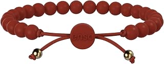 Enso Rings Embrace Silicone Bracelet - Smooth, Lightweight Beaded Bracelets