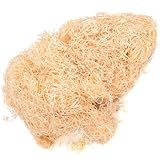 VBESTLIFE Wood Excelsior Climbing Pet Litter Wood Wool for Pet Box Filler, White