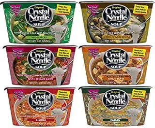 Crystal Noodle Soup, Variety Pack, 6 Count, 11.4 Oz