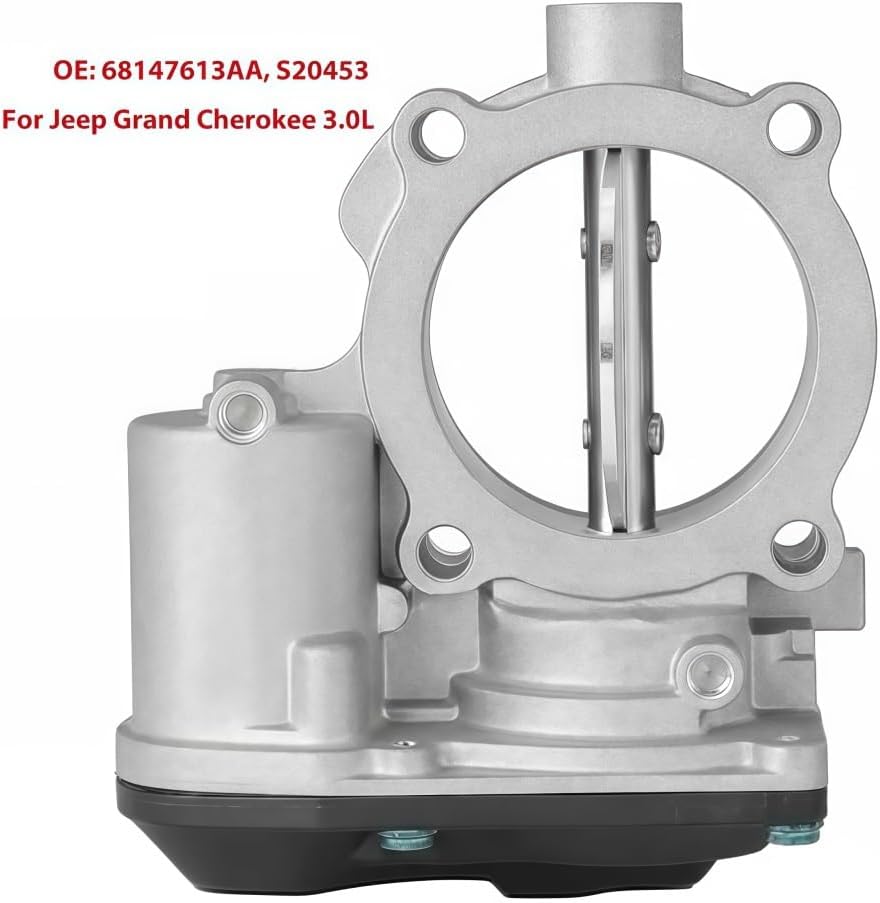 Generic Throttle Body Assembly 68147613AA Compatible with Jeep Grand Cherokee Wrangler Gladiator Ram 1500 3.0L V6 Engine 2014-2023 Model Years 68490035AA