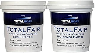 TotalBoat TotalFair Epoxy Fairing Compound (Gallon) | Marine Repair Putty for Fairing, Filling