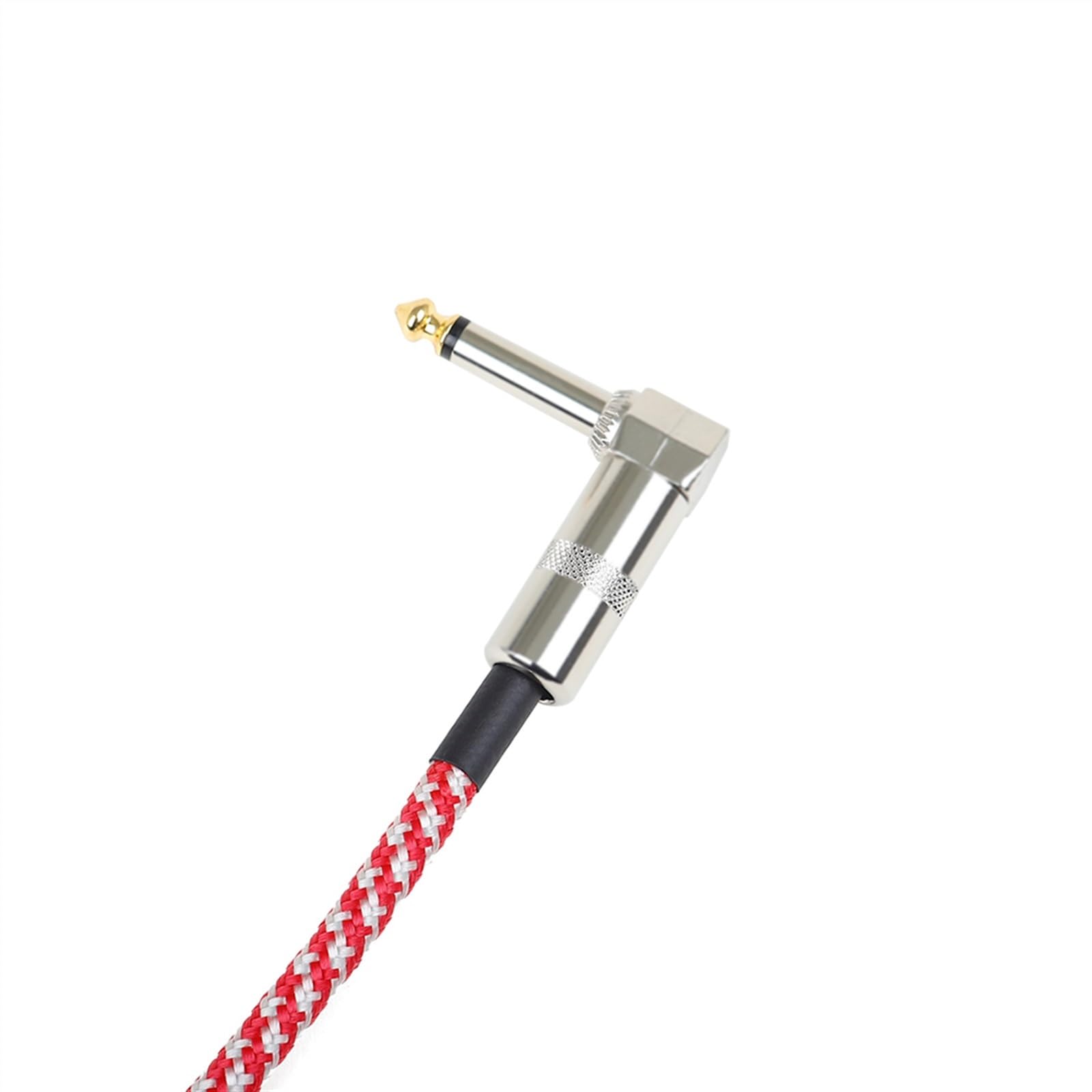 kabel audio do gitary 3 Szt. Kable Pedału Efektów Gitarowych Linia Łącząca 6.5mm Patch Kabel Pedału 33cm Przewód Drut Miedziany