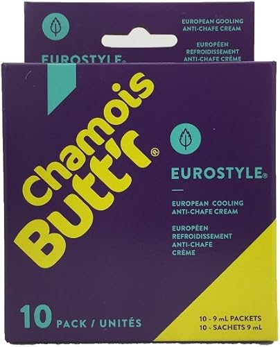 Miniatura 5 de Chamois Butt'r Eurostyle - Paquete de crema antirozaduras (tubo de 8 onzas + paquete de 10 paquetes de 9 mL)