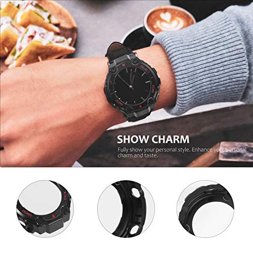 ULTECHNOVO Cobertura da Moldura Do Relógio Protetor de Tela Do Relógio Compatível Com Amazfit T-Rex