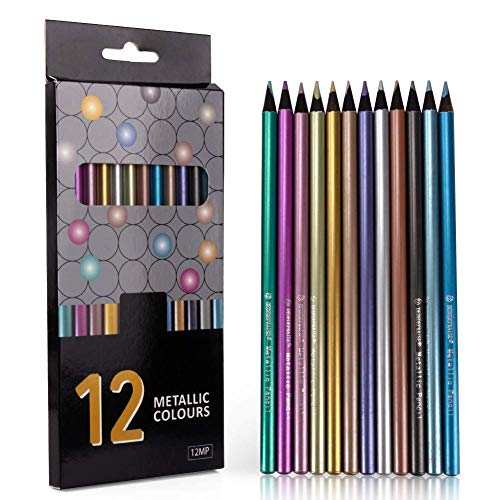 Amazon | 12色鉛筆 水彩絵の具は 油性色鉛筆 ペンキを描くために
