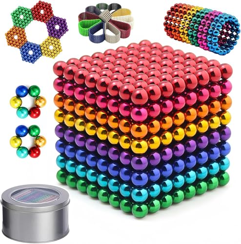 Reviews de Imanes - 5 favoritos. 41 512 Piezas Juguetes Magneticos Imanes para Niños, Magnetic Bolas de Colores 5mm, Juguetes Cubo Antiestres, Juego de Imanes de Bolitas con Caja, Regalo Escritorio para Aliviar el...