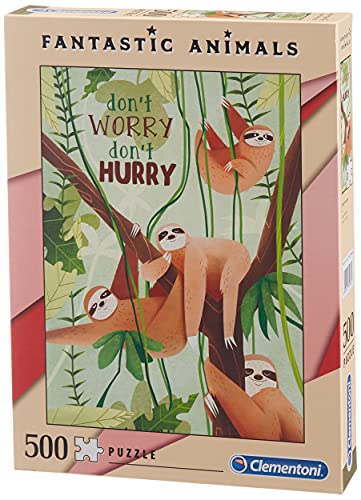 Clementoni 35068 - Puzzle 500 Piezas Perezoso