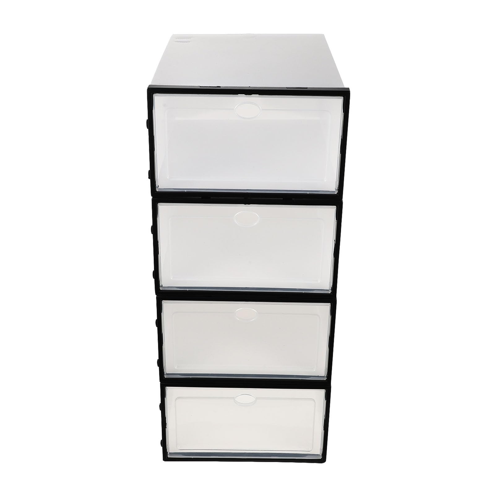 Cajas de plástico para zapatos para solucionar falta de espacio Hohopeti tapa transparente