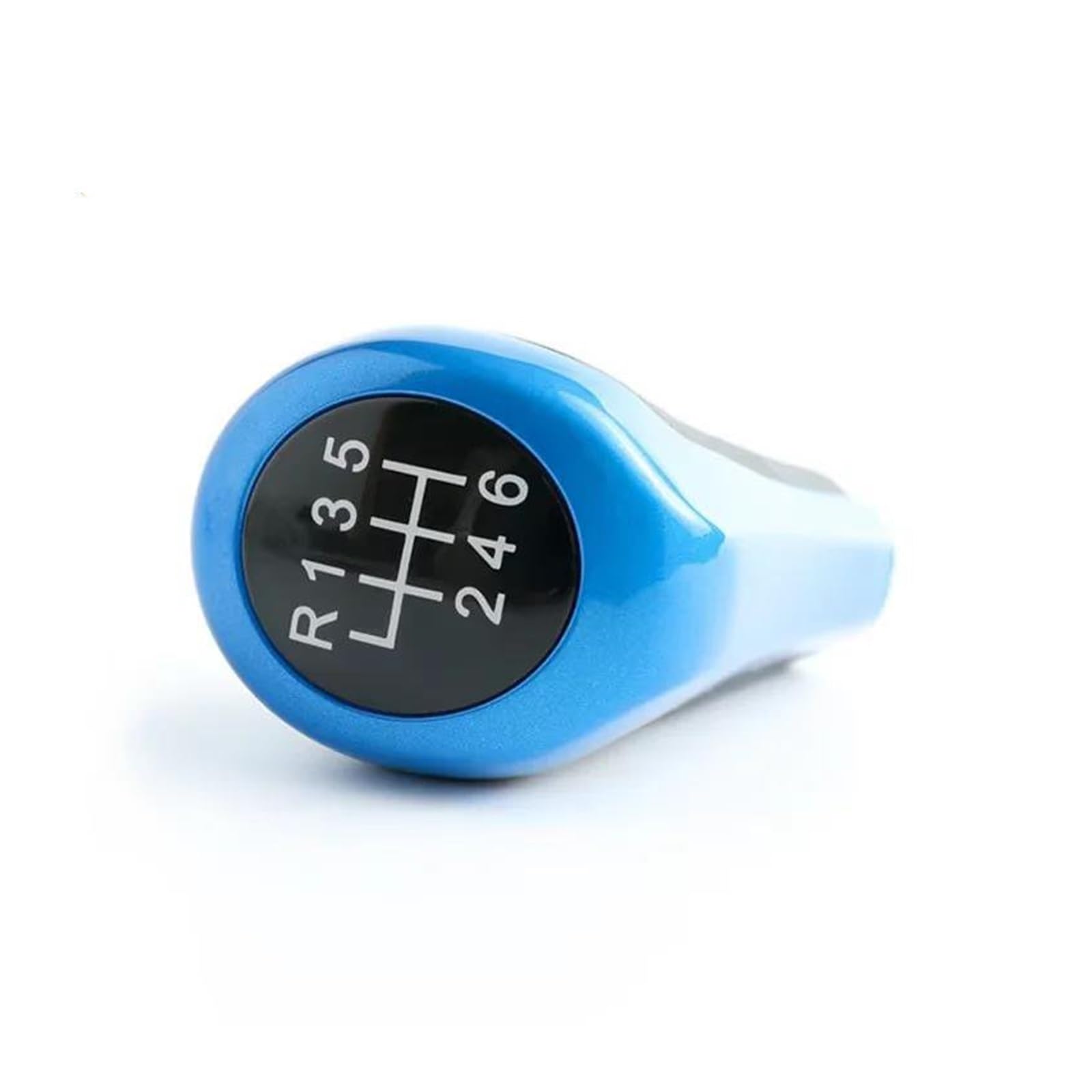 AHRPKAMERD Gear Shift Knob 1PCS for E30 E36 E46 E53 E60 E61 E63 E65 E83 E87 E90 E91 E92 X1 X3 X5 3 5 6 Series Blue Gear Shift Knob Shift knob(6-Speed)
