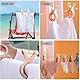 Carreuty 6PCS Große Klammern Rosa, Handtuchklammern für Strandliegen, Jumbo Größe Starke Towel Clips Winddicht Strandtuch Clips für Tägliche Wäsche, Badetuch, Teppich, Bettwäsche und Dicke Kleidung