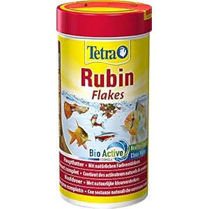 TetraRubin hoofdvoer (voor siervissen, voor intensieve kleurpracht met natuurlijke kleurversterkers, plus prebiotica…
