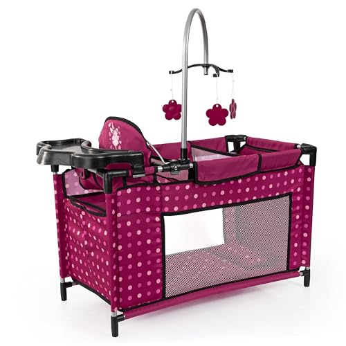 Bayer Design 62667AA Puppenbett mit Schrank, Sitz, Mobile, Ablage,...