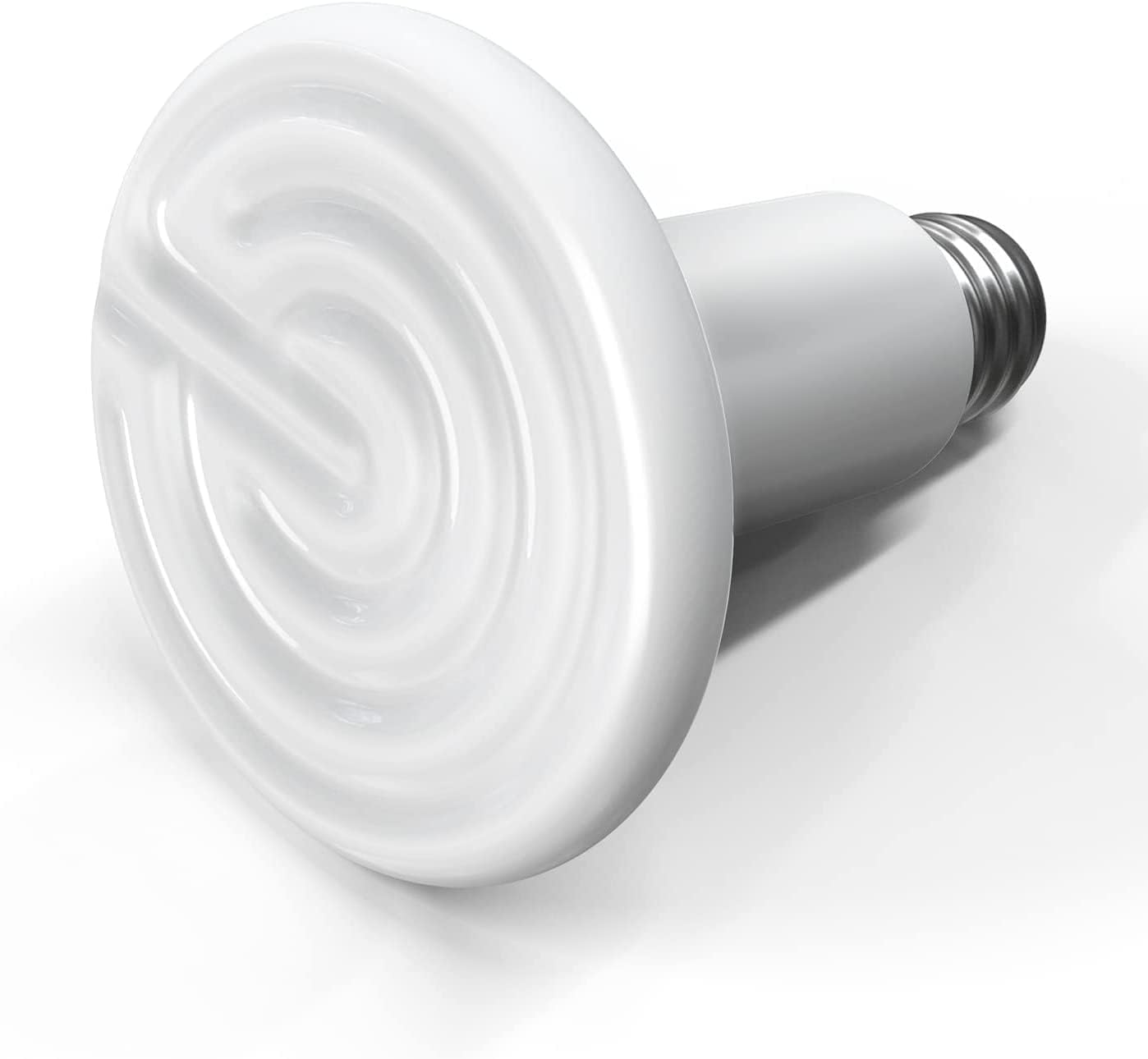 HealSmart 100W Ceramic Heat Emitter Bulb, 2-Pack - No Light Reptile Heat Lamp For Terrariums & Brooders