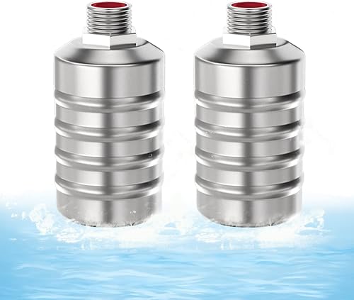 Válvula de flotador de acero inoxidable 304 totalmente automática con control de nivel de agua, paquete de 2 mini válvulas de flotación de bola de