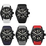 Lamshaw Classic Silicone Replacement Band for Montblanc Summit 2 Smartwatch (5 Pack)