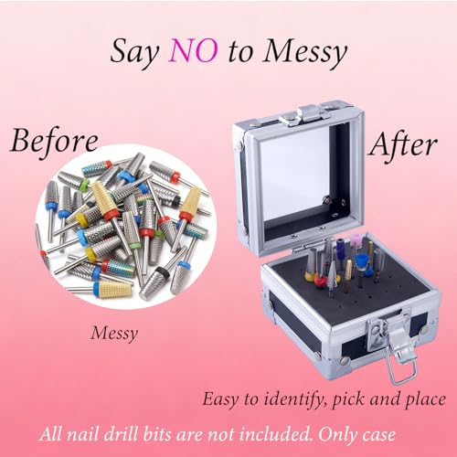 Rangement pour perceuse à ongles compact protégeant de la poussière pour ne plus perdre vos outils - 3