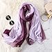 Produktbild TXGLGWA Modemarke Seidenschal Frauen Schals Schals und Wickel Bandana Haarschal Hijab Mousselin   B - 1 lila
