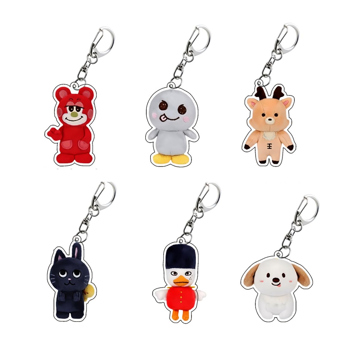 Amazon.co.jp: [GUALIU] riize ライズ キーホルダー クマ 猫 犬