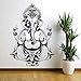 Ganesha Elefante Mandala Etiqueta De La Pared Yoga Desmontable Diy Decoración Del Hogar Vinilo Tatuajes De Pared Sala De Estar