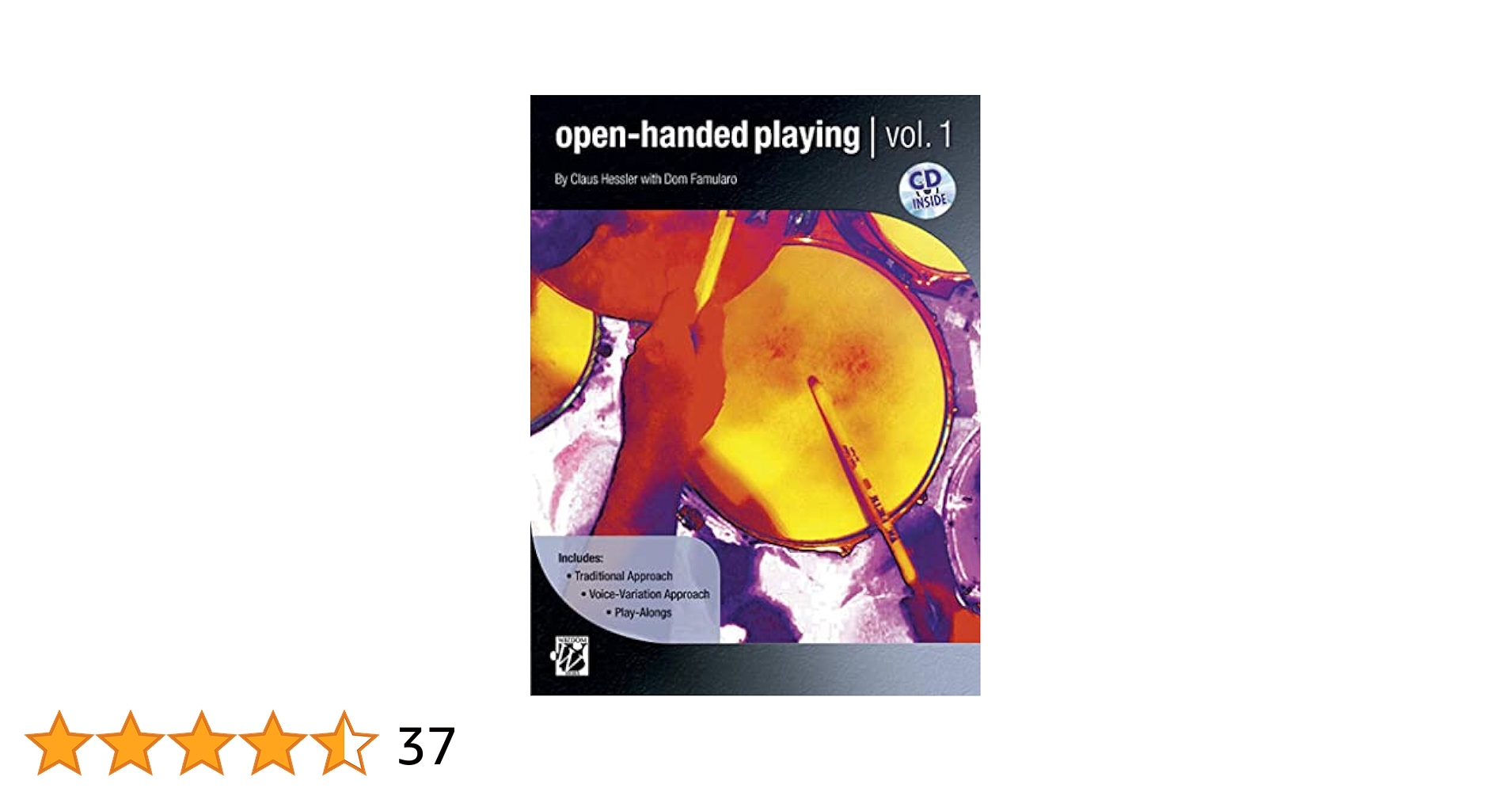 未使用 open-handed playing vol.1 & 2 ドラム教則本 未使用