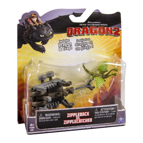 Dreamworks Dragons, How To Train Your Dragon 2 Battle Pack - Zippleback Vs Zipplecatcher #TOP2