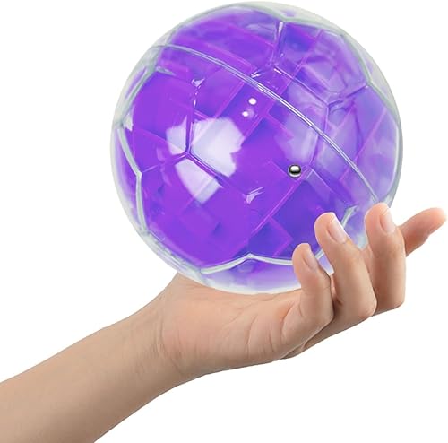 Bola de rompecabezas de laberinto de gravedad, rompecabezas 3D, juguetes mentales para niños de 3 a 8 años, juegos de laberinto mágico, rompecabezas