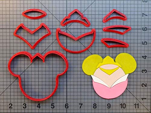 1 piece Princess Cookie Cutter Set Custom Made 3D Printed Cake Cutter Tools Kitchen Accessories Ariel Belle Cake Decorating Tools