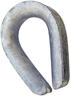 Heavy Wire Rope Thimble, 3/8 in, Steel (4 Pieces)