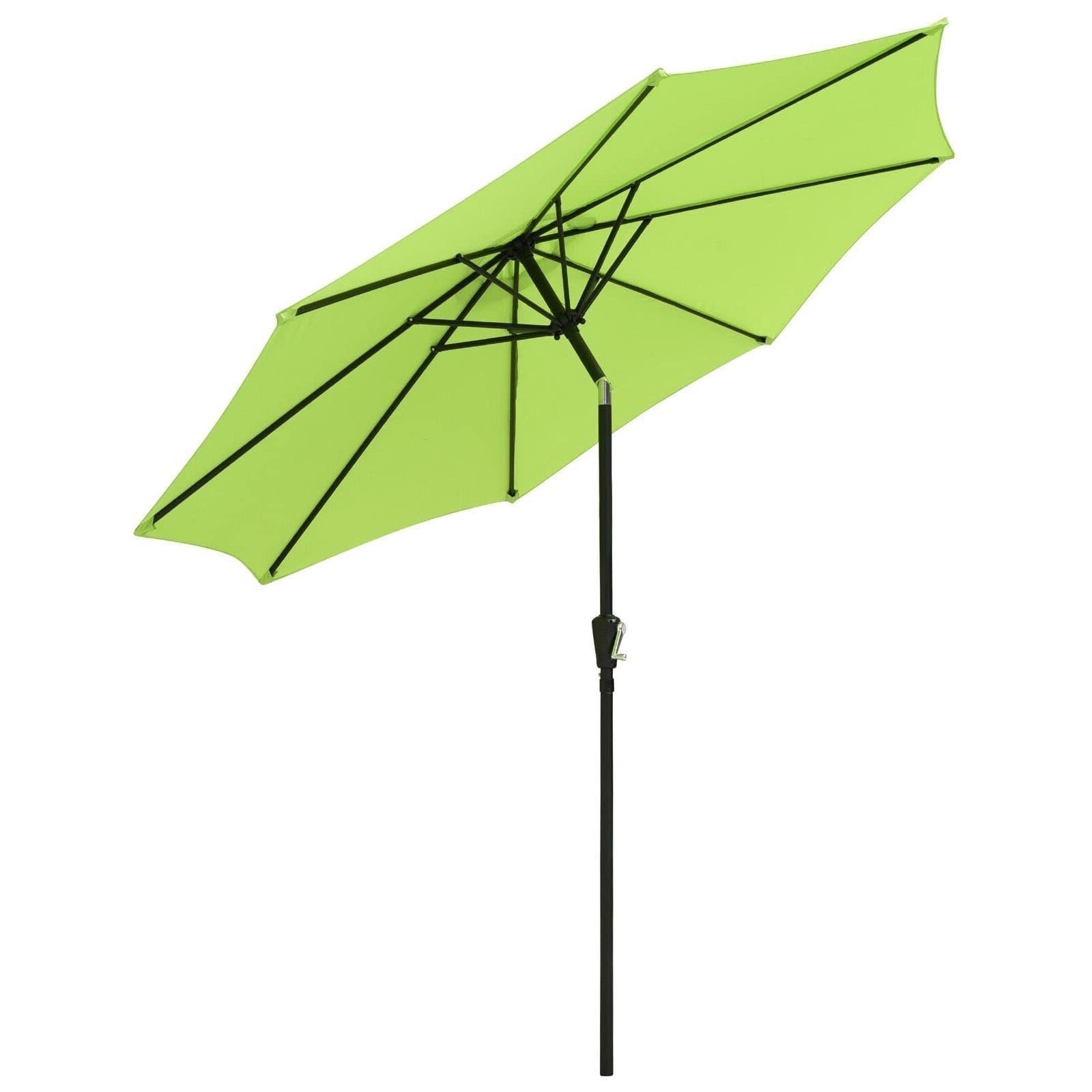 WDSOPK Outdoor Parasol Garden Sun Shade Canopy Cover Green 2.7m Patio Umbrella