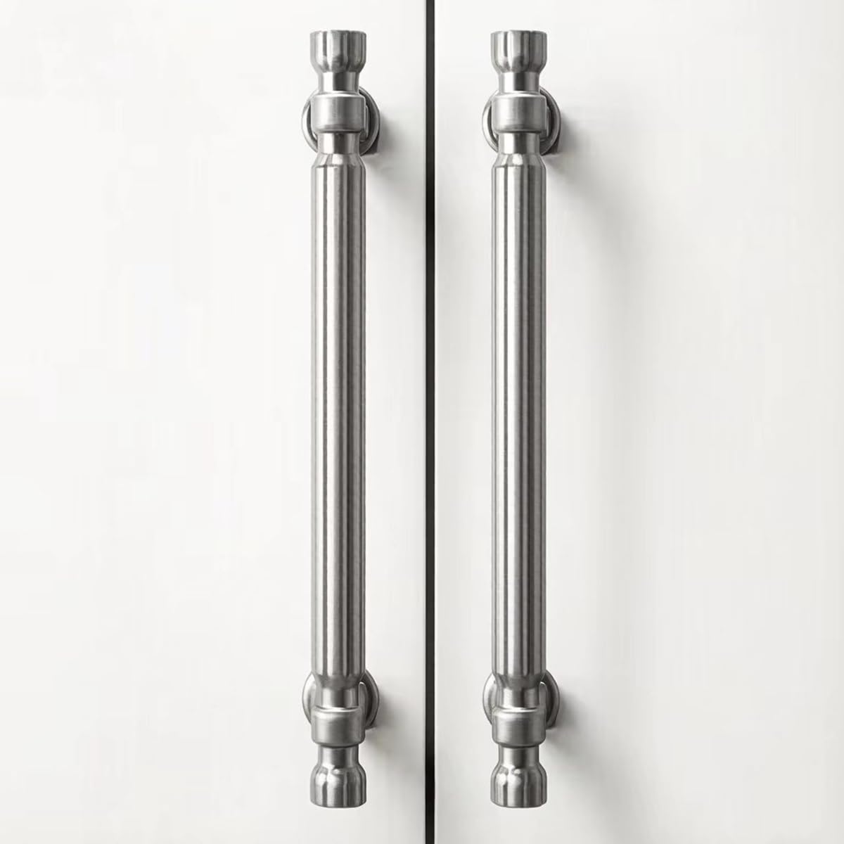 IAFVKAI Brushed Nickel Kitchen Cupboard Handles 128mm 2 Pack Pulls
