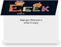 Vista 3 de Current Damask - Juego de tarjetas de felicitación de Halloween, juego de 6 tarjetas grandes de 5 x 7 pulgadas, paquete variado de tarjetas