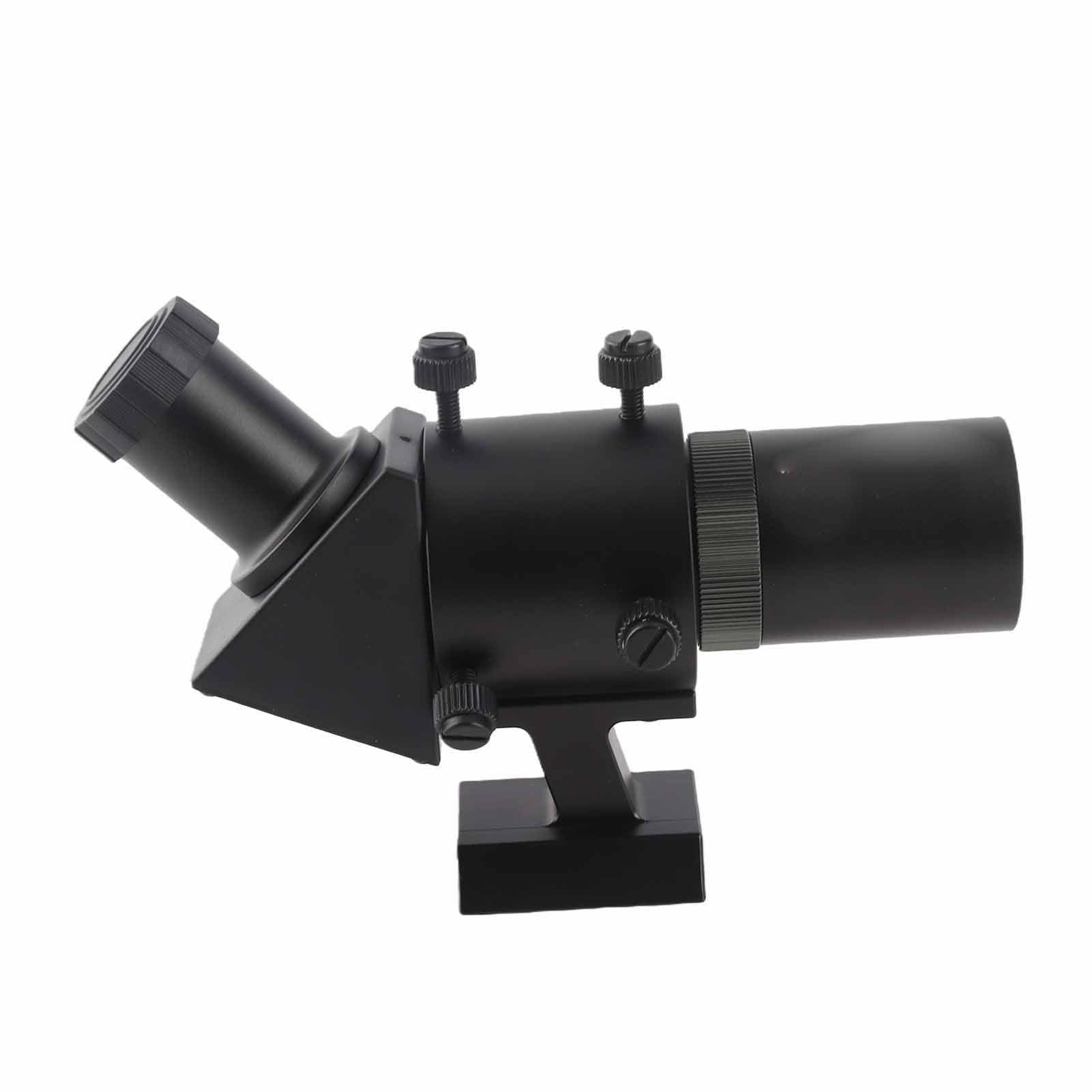 AMONIDA Szukacz 6X30 Kąt Prosty Lekki Widok 45 Stopni do Obserwacji Gwiazd w Astronomii, średnica 30 Mm, Metalowa Konstrukcja, 1 Jednostka