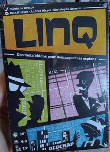Blackrock Games LINQ - Jeu d'ambiance idéal Entre Amis - Jeu de société d'association d'idées - 10 Ans et Plus - Parfait en Groupe jusqu'à 8 Joueurs - Amusant - Jeu d'apéro - OldChap