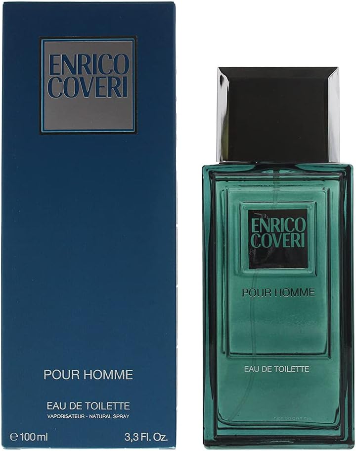 Enrico Coveri Pour Homme Eau de Toilette Spray, 3.3 Ounce