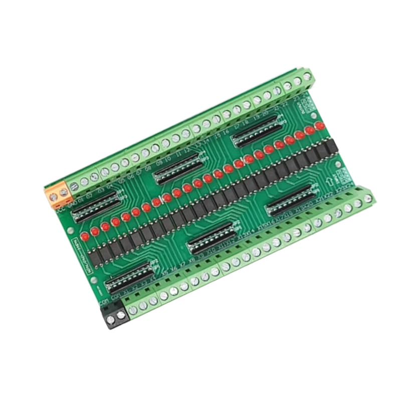 2PCS DC 3.3V 5V NPN Low Level Output 24-Channel Optocoupler Isolation Board Signal Converter Opto Voltage Isolation Module
