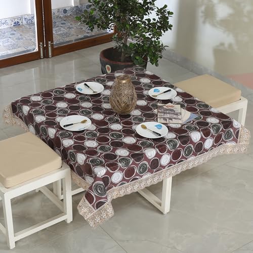 Homerz Premium Square Table Cover, 48 x 48 inch, Waterproof and Dustproof (Bcircle) (B0CSWN9CFQ) Amazon Price History, Amazon Price Tracker